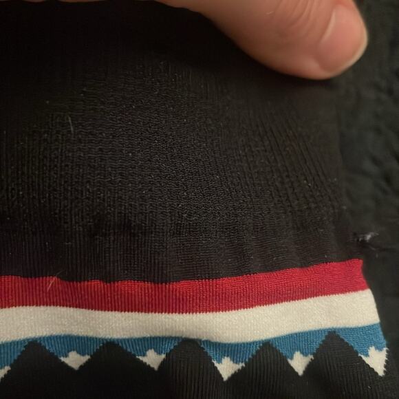 Sweaty Betty Leggings Fair Isle Ski Knit Black Size Small - Picture 6 of 6